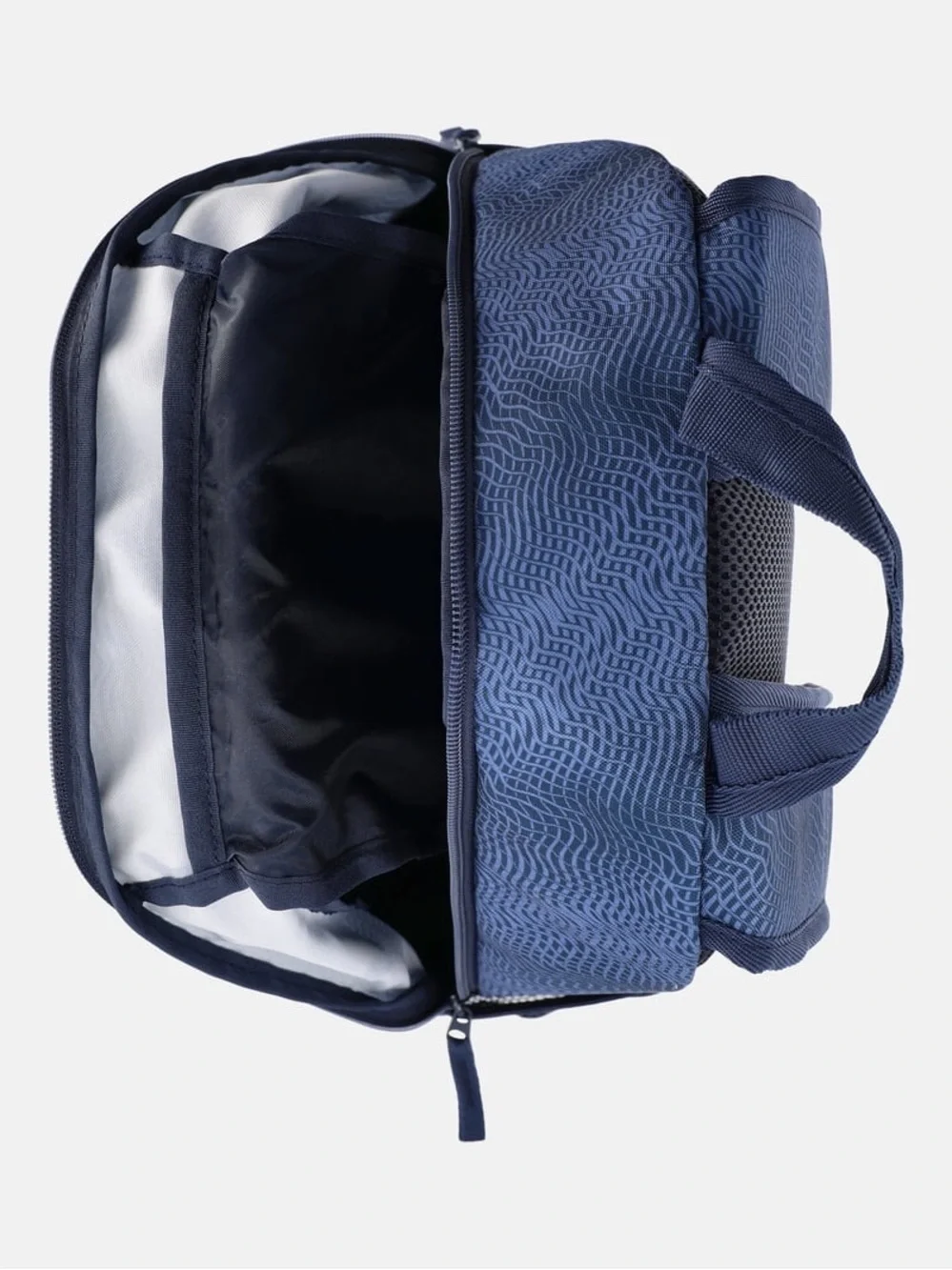 Reebok Boys Navy and Dark Blue Textured Backpack W